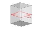 METRICA - Niveau automatique laser avec faisceau tournant visible rouge