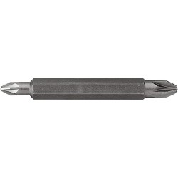 STANLEY - Lame De Vissage Double Empreinte Phillips Ph1 Et Ph2 60Mm - 10Pcs