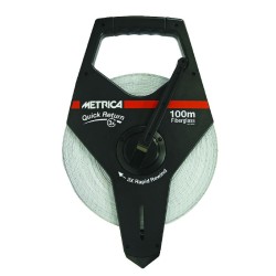 METRICA - Ruban de mesure 100m Fibre Quick Return