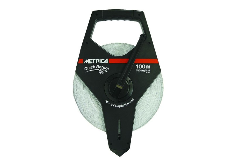 METRICA - Ruban de mesure 100m Fibre Quick Return