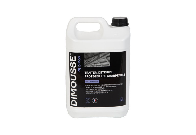 DIMOS - DIMOUSSE Traitement bois charpente insecte xylophage  - bid. 5 litres