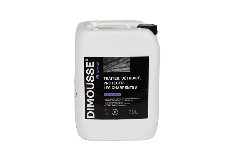 DIMOS - DIMOUSSE Traitement bois charpente insecte xylophage - bid. 20 litres