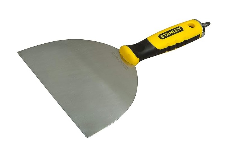 STANLEY - Spatule De Platrier Lame Inox 150Mm Avec Embout Ph2