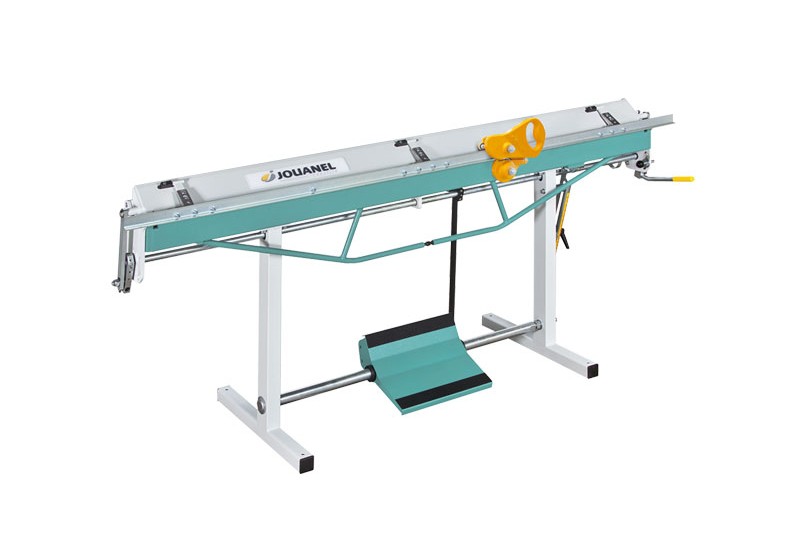 JOUANEL - Plieuse manuelle de chantier et atelier 2m zinc, cuivre, alu : 1 mm, acier : 0,7 mm, butée angulaire - PCX2040A