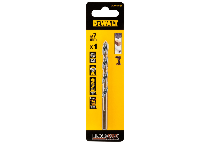 DEWALT - Foret Black&Gold HS-G 7X69X109 mm