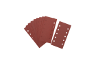 DEWALT - 1/2 feuille abrasive pour ponceuses vibrantes velcro grain 80 - 10 perforations 115x228mm\nMulti-usages Peinture / Bois