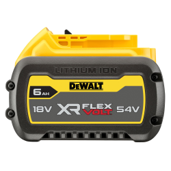 DEWALT - Batterie XR FLEXVOLT 18V/54V 6 Ah/2 Ah Li-Ion