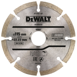 DEWALT - Disque fritté segmenté pour matériaux de construction/béton 115x22.2 mm