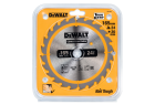 DEWALT - Lame de scie circulaire sans fil Construction, 165x20 mm, 24 dents