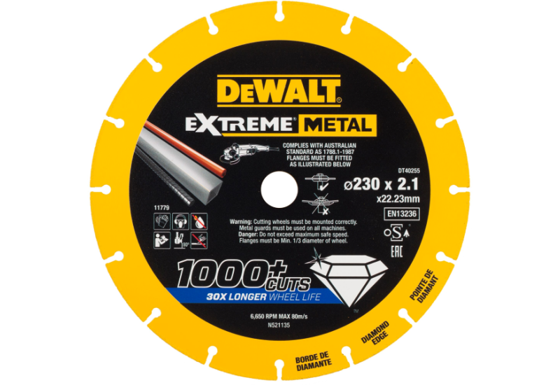 DEWALT - Disque Extreme métal 230 x 22,23 x 1,5 mm