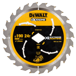 DEWALT - Lame de scie circulaire portative 190 mm XR EXTREME RUNTIME™