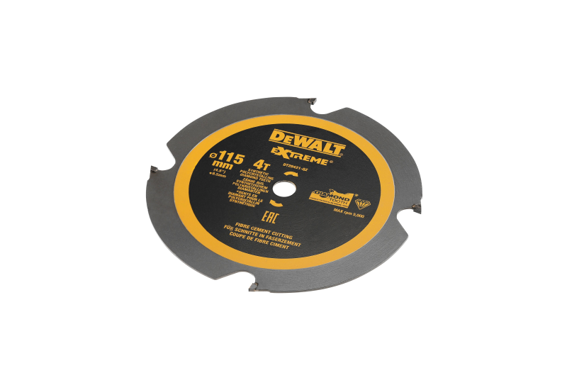 DEWALT - Lame de scie circulaire portative denture diamant, 115 x 9,5 mm, 4 dents DEWALT - Lame de scie circulaire portative denture diamant, 115 x 9,5 mm, 4 dents