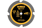 DEWALT - Lame de scie circulaire portative denture diamant, 115 x 9,5 mm, 4 dents