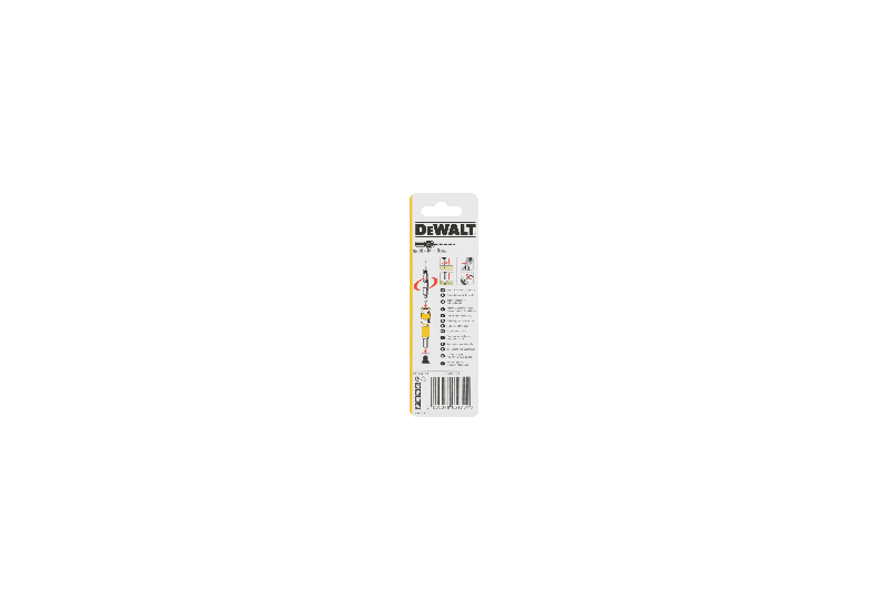 DEWALT - Mèche N°10 et fraise à chanfreiner 4 taillants DEWALT - Mèche N°10 et fraise à chanfreiner 4 taillants