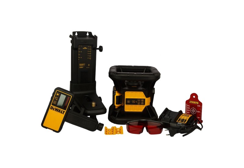 DEWALT - Niveau laser rotatif intérieur 18V 2 Ah Li-Ion - faisceau rouge - 1 batterie - coffret TSTAK