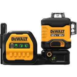 DEWALT - Niveau laser multiligne 3 x 360° XR 12V / 18V - Faisceaux verts