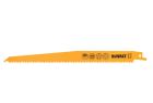 DEWALT - 100 lames de scie sabre BiM Plungepoint pour la coupe du bois 228 mm