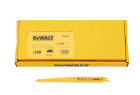 DEWALT - 100 lames de scie sabre BiM Plungepoint pour la coupe du bois 228 mm