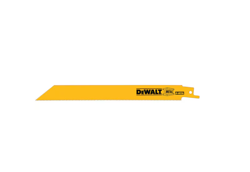 DEWALT - Lame de scie sabre BiM pour la coupe du métal 152 mm profondeur