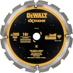 DEWALT - Lame de scie circulaire denture diamant, 305x30 mm, 16 dents