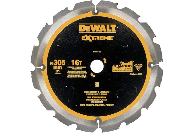 DEWALT - Lame de scie circulaire denture diamant, 305x30 mm, 16 dents