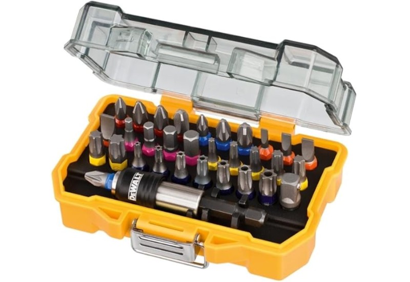 DEWALT - Présentoir de 12 coffrets de 32 pièces avec embouts 25 mm DEWALT - Présentoir de 12 coffrets de 32 pièces avec embouts 25 mm