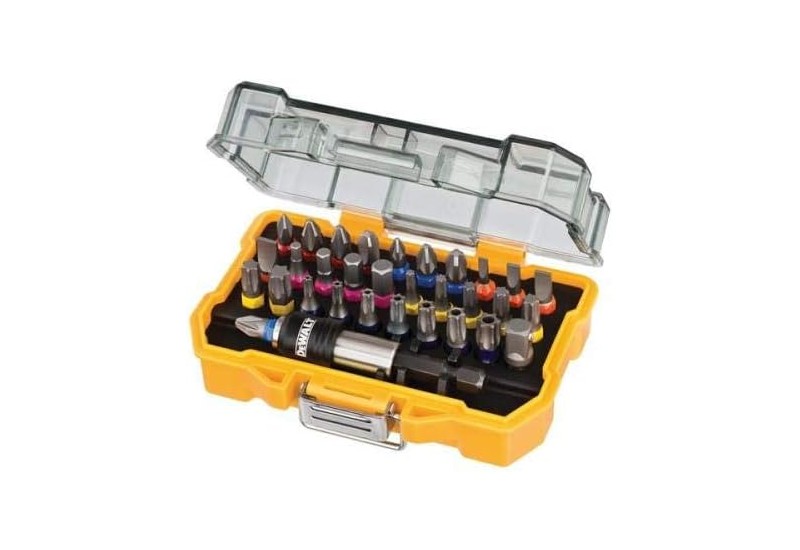 DEWALT - Présentoir de 12 coffrets de 32 pièces avec embouts 25 mm DEWALT - Présentoir de 12 coffrets de 32 pièces avec embouts 25 mm