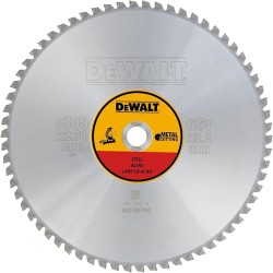 DEWALT - Lame de scie circulaire stationnaire 355 x 25,4 mm, 66 dents, TCG/Métal, angle d'attaque 1,5