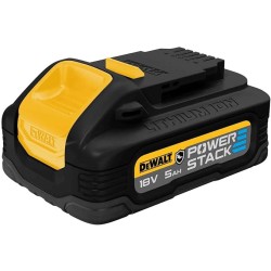 DEWALT - Batterie POWERSTACK renforcée XR 18V 5 Ah Li-Ion