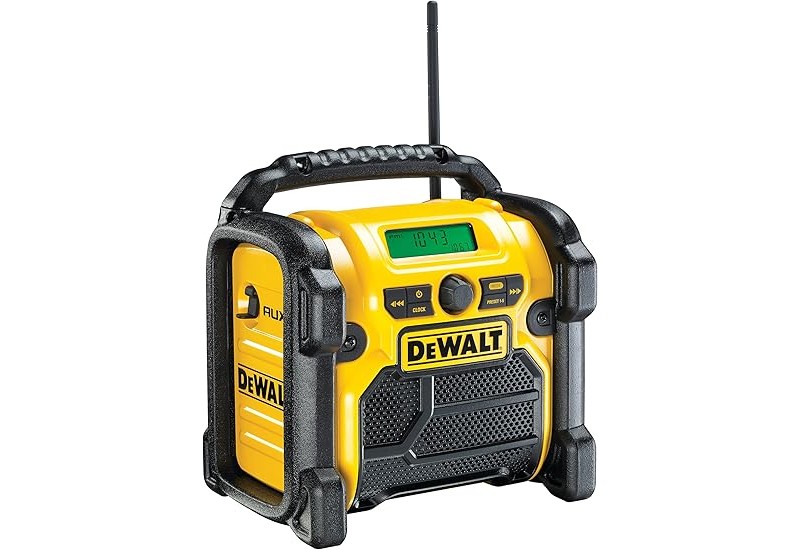 DEWALT - Radio compacte sur secteur ou batterie XR 10.8V, 14.4V et 18V Li-Ion - Sans batterie ni chargeur DEWALT - Radio compacte sur secteur ou batterie XR 10.8V, 14.4V et 18V Li-Ion - Sans batterie ni chargeur
