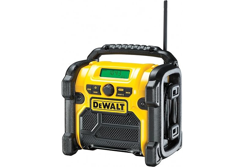 DEWALT - Radio compacte sur secteur ou batterie XR 10.8V, 14.4V et 18V Li-Ion - Sans batterie ni chargeur DEWALT - Radio compacte sur secteur ou batterie XR 10.8V, 14.4V et 18V Li-Ion - Sans batterie ni chargeur