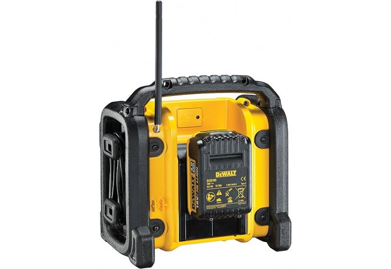 DEWALT - Radio compacte sur secteur ou batterie XR 10.8V, 14.4V et 18V Li-Ion - Sans batterie ni chargeur DEWALT - Radio compacte sur secteur ou batterie XR 10.8V, 14.4V et 18V Li-Ion - Sans batterie ni chargeur