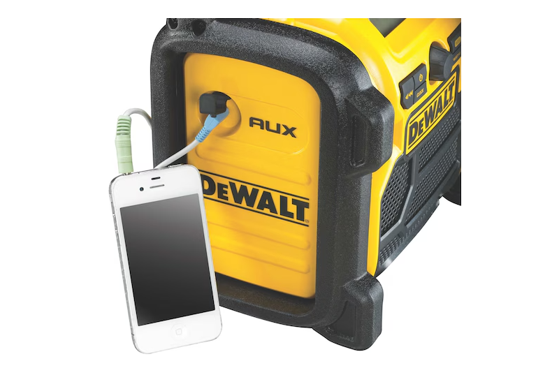 DEWALT - Radio compacte sur secteur ou batterie XR 10.8V, 14.4V et 18V Li-Ion - Sans batterie ni chargeur DEWALT - Radio compacte sur secteur ou batterie XR 10.8V, 14.4V et 18V Li-Ion - Sans batterie ni chargeur