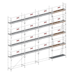 Echafaudage façadier AERIS 45 - 130 m² - garde-corps montage  et démontage en sécurité (MDS) - ALTRAD