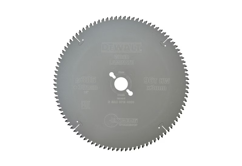 DEWALT - Lame de scie circulaire stationnaire Extreme Workshop 305x30 mm, 96 dents DEWALT - Lame de scie circulaire stationnaire Extreme Workshop 305x30 mm, 96 dents