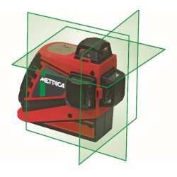 METRICA - Niveau automatique laser 3D VERT - Réf. 61410MPLUS