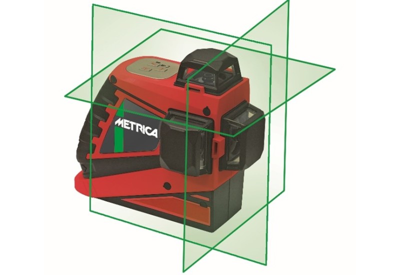 METRICA - Niveau automatique laser 3D VERT - Réf. 61410MPLUS