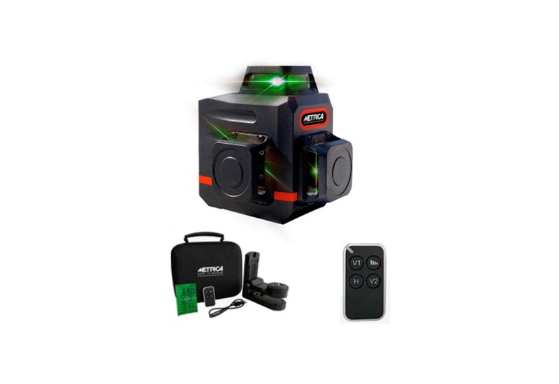 METRICA - Niveau automatique laser vert 3D MINI GREEN - Réf. 60845