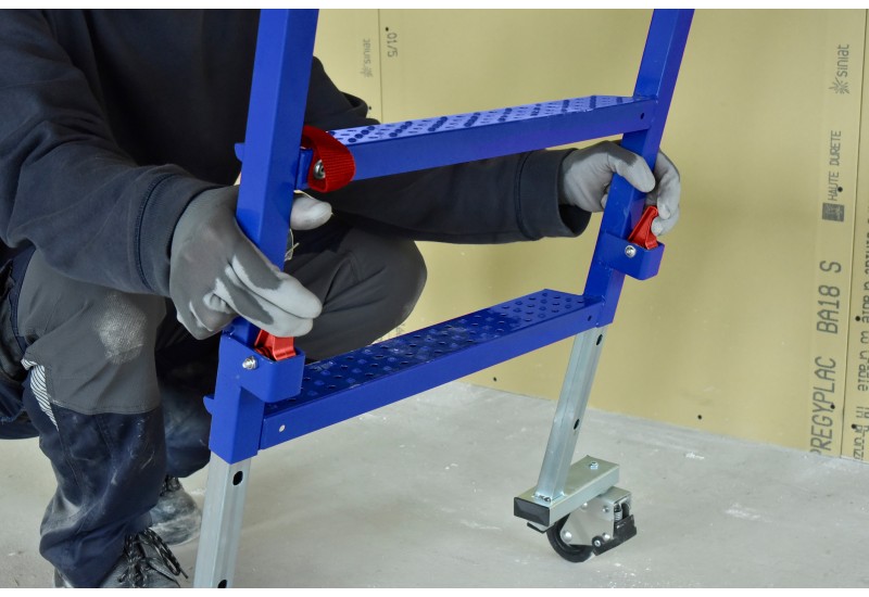 DUARIB - Plateforme de travail roulante ultra mobile GAZELLE RS (2022) - Hauteur de travail réglable