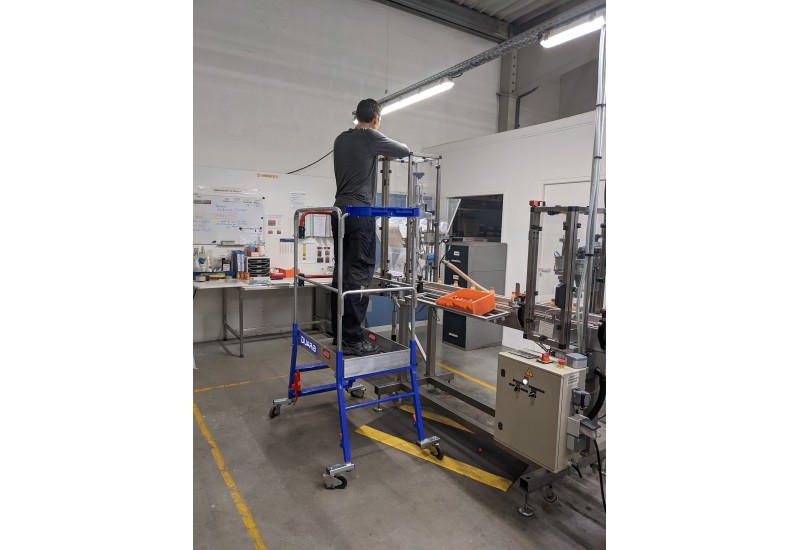 DUARIB - Plateforme de travail roulante ultra mobile GAZELLE RS (2022) - Hauteur de travail réglable