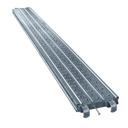 Plancher échafaudage acier Altrad FC3000 3m vue de dessus surface antidérapante