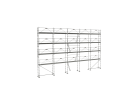 Lot échafaudage façadier 160 M² PROGRESS MEDIUM - R200 - Garde-corps monoblocs - TUBESCA COMABI