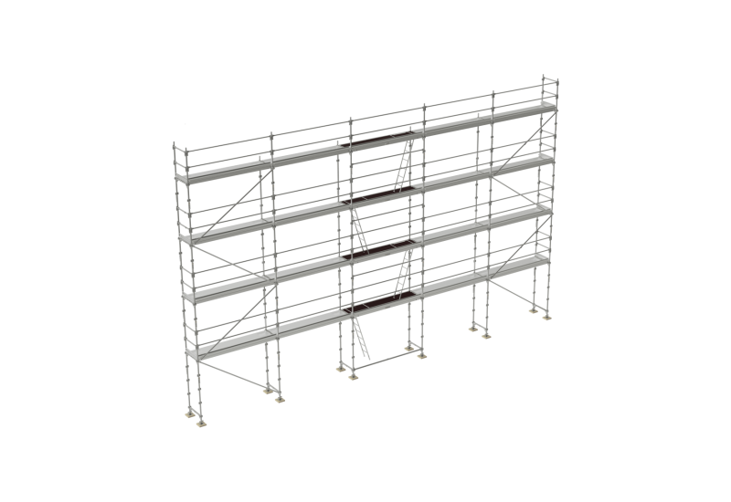 Lot echafaudage 160 M² - R200 PROGRESS FIRST (lisses) - TUBESCA COMABI