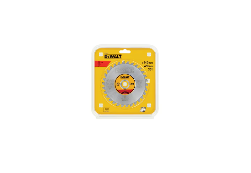 DEWALT - Lame de scie circulaire stationnaire 140 x 20 mm, 30 dents, TCG/Métal, angle d'attaque 1,5 DEWALT - Lame de scie circulaire stationnaire 140 x 20 mm, 30 dents, TCG/Métal, angle d'attaque 1,5