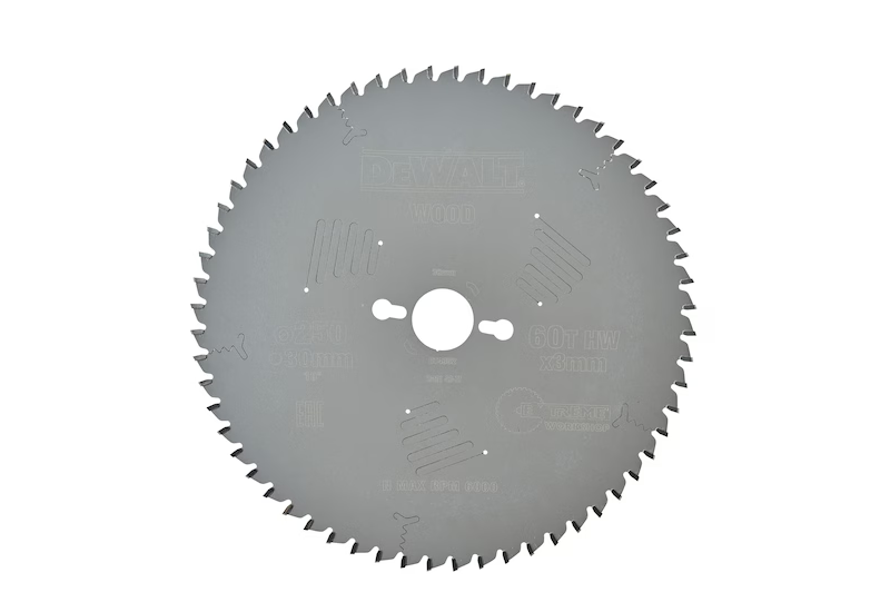 DEWALT - Lame de scie circulaire stationnaire Extreme Workshop 250x30 mm, 60 dents DEWALT - Lame de scie circulaire stationnaire Extreme Workshop 250x30 mm, 60 dents