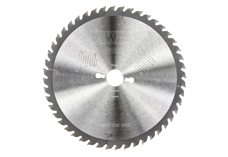 DEWALT - Lame de scie circulaire stationnaire Extreme Workshop 260x30 mm, 48 dents DEWALT - Lame de scie circulaire stationnaire Extreme Workshop 260x30 mm, 48 dents