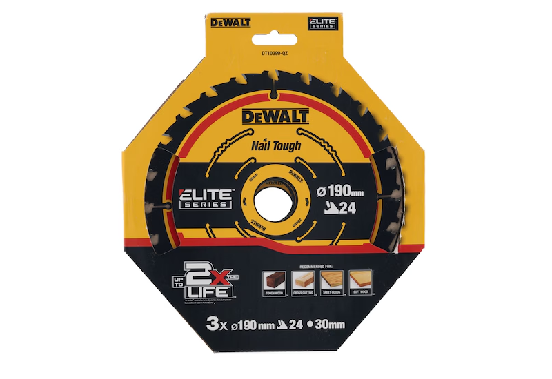 DEWALT - Lot de 3 lames de précision Extreme pour charpente (scie circulaire filaire) DEWALT - Lot de 3 lames de précision Extreme pour charpente (scie circulaire filaire)