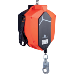 DELTA PLUS - Enrouleur à rappel automatique en câble avec poignée de portage - Longueurs de 20 mètres
