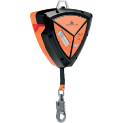 Antichute à rappel automatique à sangle orange Delta Plus PROTECTOR TETRA AN14006T carter ABS 6 m usage vertical et horizontal