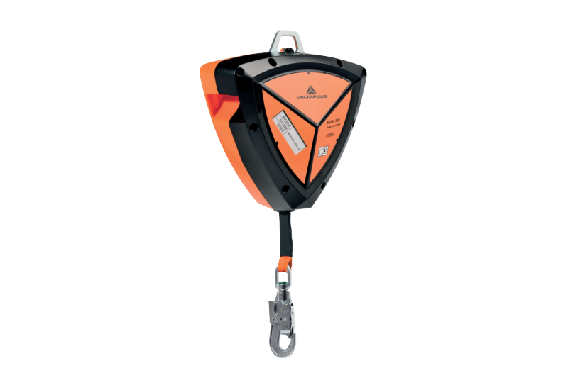 DELTA PLUS - Enrouleur à rappel automatique à sangle pour une utilisation à la verticale comme à l'horizontale, jusqu'à 6 mètres DELTA PLUS - Enrouleur à rappel automatique à sangle pour une utilisation à la verticale comme à l'horizontale, jusqu'à 6 mètres